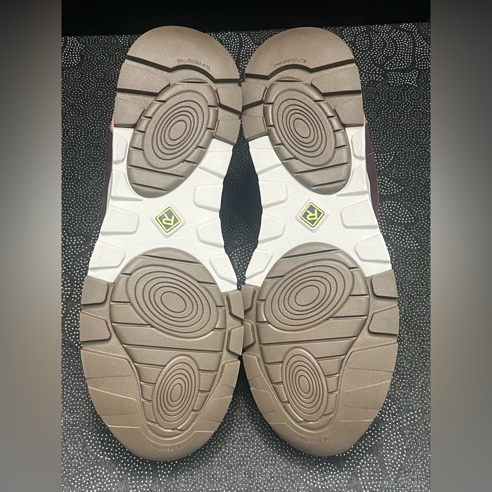 NWOB Rockport Pulse Tech Work EH Composite Fashion Sneakers In Merlot Size:11.5W - Picture 9 of 15